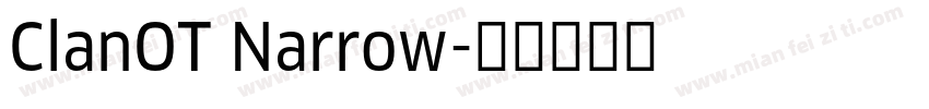 ClanOT Narrow字体转换